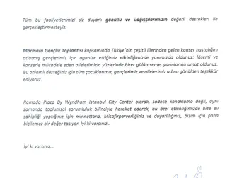  LÖSEV’den Anlamlı Mesaj